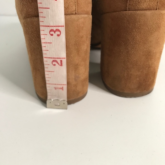 VINCE Leather Ankle Boots Lace Up Women's 9 - Picture 5 of 12